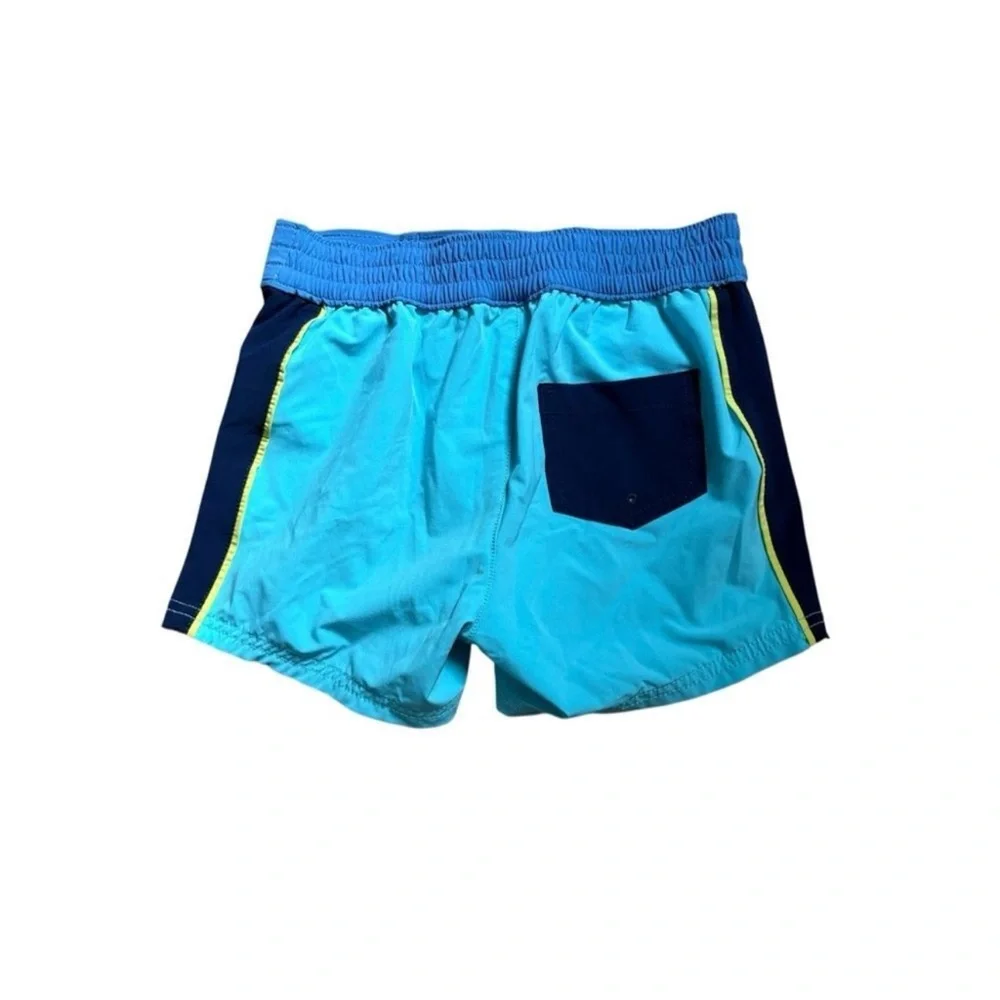 Lands end kids blue swim trunks/board shorts